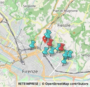 Mappa Via Filippo Brunetti, 50133 Firenze FI, Italia (1.39545)