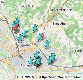 Mappa Via Filippo Brunetti, 50133 Firenze FI, Italia (2.2385)