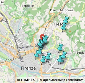 Mappa Via Filippo Brunetti, 50133 Firenze FI, Italia (1.5625)
