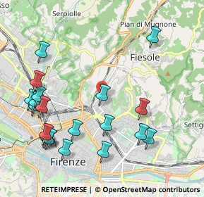 Mappa Via Filippo Brunetti, 50133 Firenze FI, Italia (2.499)