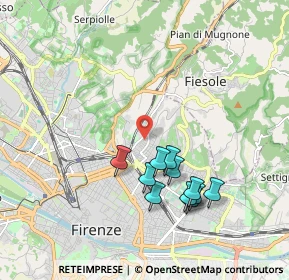 Mappa Via Filippo Brunetti, 50133 Firenze FI, Italia (1.85455)