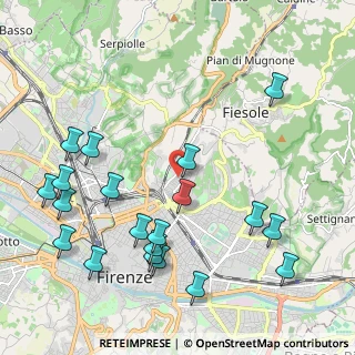 Mappa Via Filippo Brunetti, 50133 Firenze FI, Italia (2.5605)