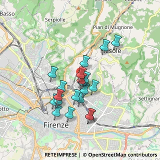 Mappa Via Filippo Brunetti, 50133 Firenze FI, Italia (1.54)