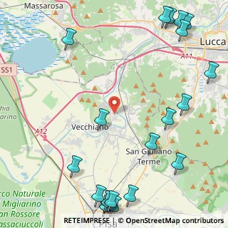 Mappa Via di Cafaggio, 56017 San Giuliano Terme PI, Italia (6.726)