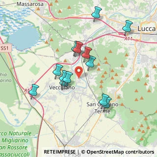 Mappa Via di Cafaggio, 56017 San Giuliano Terme PI, Italia (3.49462)