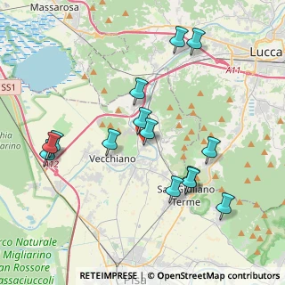 Mappa Via di Cafaggio, 56017 San Giuliano Terme PI, Italia (4.22143)