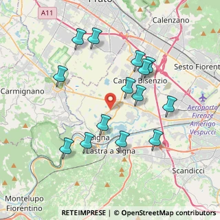 Mappa Via Dei Colli - S.S. 325 Km. 88+665, 50058 Signa FI, Italia (3.86643)