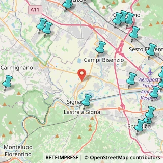 Mappa Via Dei Colli - S.S. 325 Km. 88+665, 50058 Signa FI, Italia (7.156)