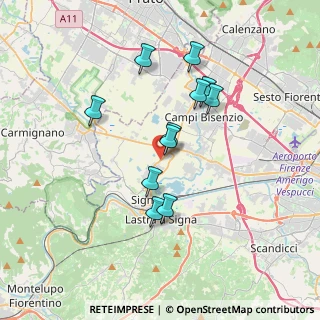 Mappa Via Dei Colli - S.S. 325 Km. 88+665, 50058 Signa FI, Italia (3.18091)