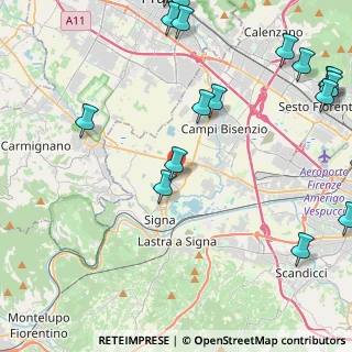 Mappa Via Dei Colli - S.S. 325 Km. 88+665, 50058 Signa FI, Italia (6.722)