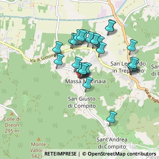 Mappa Via di Sant'Andrea, 55060 Capannori LU, Italia (0.84444)