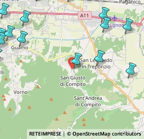 Mappa Via di Sant'Andrea, 55060 Capannori LU, Italia (3.652)