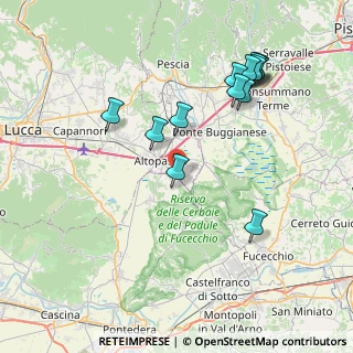 Mappa SP 6 Lucchese - Romana, 55011 Castelfranco di Sotto PI, Italia (8.53385)