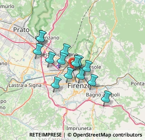Mappa Stazione Firenze Rifredi, 50127 Firenze FI, Italia (5.12429)
