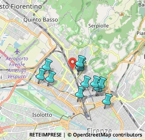 Mappa Stazione Firenze Rifredi, 50127 Firenze FI, Italia (1.47083)