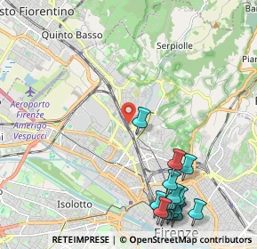 Mappa Stazione Firenze Rifredi, 50127 Firenze FI, Italia (2.87429)