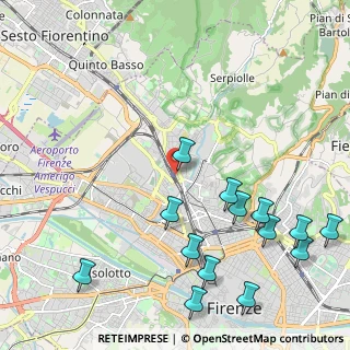 Mappa Via dello Steccuto, 50127 Firenze FI, Italia (2.78714)
