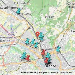 Mappa Rifredi Fs, 50127 Firenze FI, Italia (2.678)