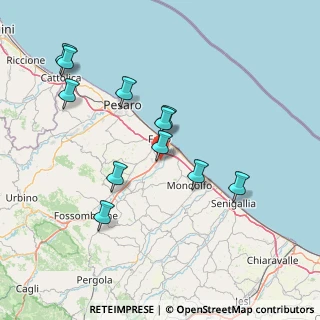 Mappa Via G. Toniolo, 61030 Colli al Metauro PU, Italia (15.29909)