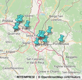 Mappa Vicolo dei Pinozzi, 50141 Firenze FI, Italia (12.24)