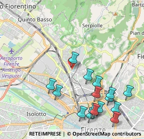 Mappa Vicolo dei Pinozzi, 50141 Firenze FI, Italia (2.52875)