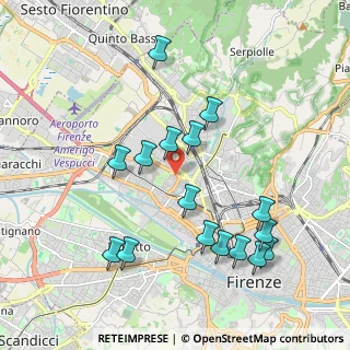 Mappa Via Cammeo, 50127 Firenze FI, Italia (2.105)