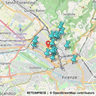 Mappa Via Cammeo, 50127 Firenze FI, Italia (1.23071)
