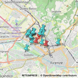 Mappa Via Cammeo, 50127 Firenze FI, Italia (1.04833)