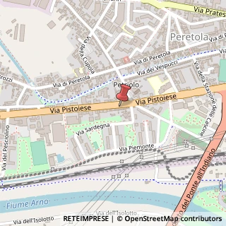 Mappa Via Pistoiese, 153/B, 50145 Firenze, Firenze (Toscana)