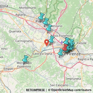 Mappa Via Mons. Olinto Fedi, 50058 San Mauro FI, Italia (7.446)