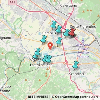 Mappa Via Mons. Olinto Fedi, 50058 San Mauro FI, Italia (3.33143)