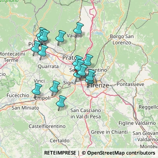Mappa Via del Fosso Secco, 50013 Campi Bisenzio FI, Italia (13.20294)