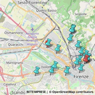 Mappa Via Flavio Torello Baracchini, 50129 Firenze FI, Italia (2.8215)