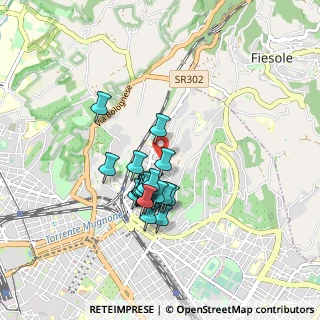 Mappa Via Cino da Pistoia, 50133 Firenze FI, Italia (0.716)