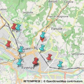 Mappa Via Cino da Pistoia, 50133 Firenze FI, Italia (2.61833)