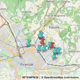 Mappa Via Cino da Pistoia, 50133 Firenze FI, Italia (1.44909)