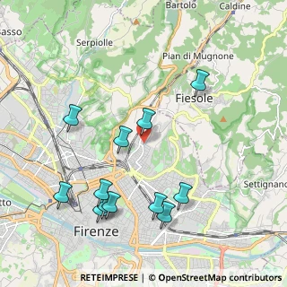 Mappa Via Cino da Pistoia, 50133 Firenze FI, Italia (2.23667)