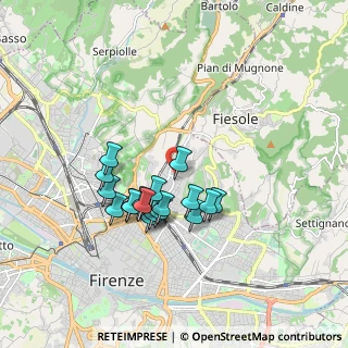 Mappa Via Cino da Pistoia, 50133 Firenze FI, Italia (1.51889)