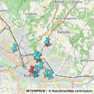 Mappa Via Cino da Pistoia, 50133 Firenze FI, Italia (2.36)
