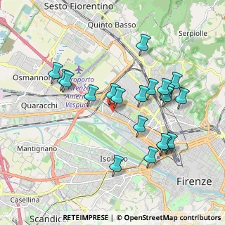 Mappa Via Flavio Torello Baracchini, 50127 Firenze FI, Italia (1.9205)