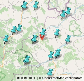 Mappa Via Castello, 61023 Pietrarubbia PU, Italia (9.938)