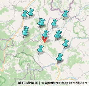 Mappa Via Castello, 61023 Pietrarubbia PU, Italia (6.96133)