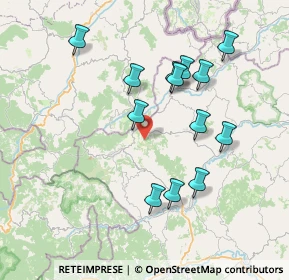 Mappa Via Castello, 61023 Pietrarubbia PU, Italia (7.42692)