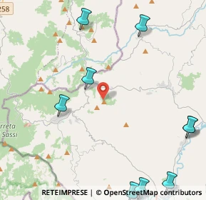 Mappa Via Castello, 61023 Pietrarubbia PU, Italia (6.65727)