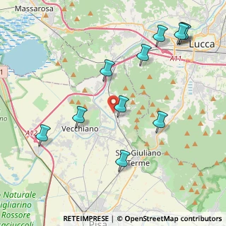 Mappa Via del Fosso Colognole, 56017 San Giuliano Terme PI, Italia (4.85364)