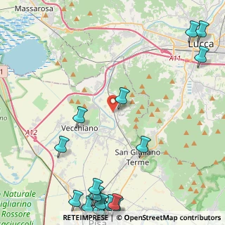 Mappa Via del Fosso Colognole, 56017 San Giuliano Terme PI, Italia (7.2145)
