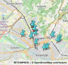 Mappa Via Alderotti Taddeo, 50139 Firenze FI, Italia (1.50923)