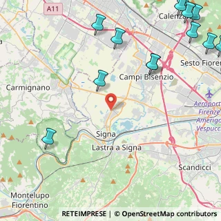 Mappa Viale Madre Teresa di Calcutta, 50058 Campi Bisenzio FI, Italia (7.01308)