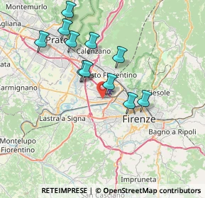 Mappa 50145 Firenze FI, Italia (7.03091)