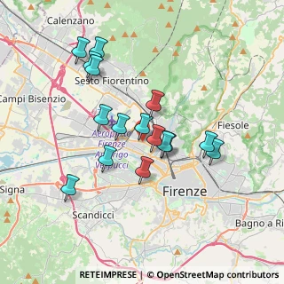 Mappa Viale Guidoni Alessandro, 50127 Firenze FI, Italia (3.28563)